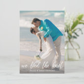 We hebben de koninklijke aankondiging van de Knot  (Staand voorkant)