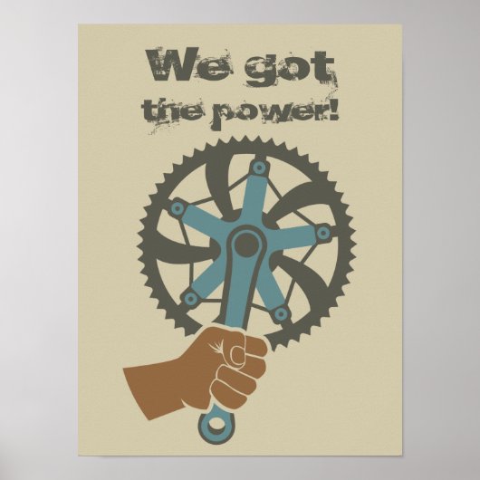 We hebben de kracht poster (Voorkant)
