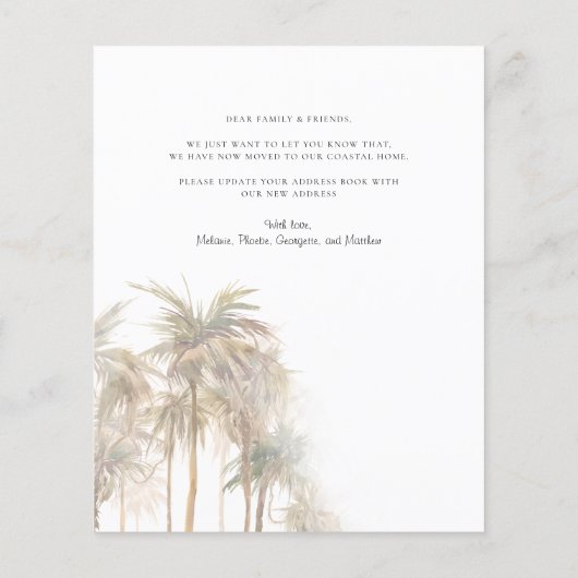 We hebben de kustpalmbomen verplaatst. (Achterkant)