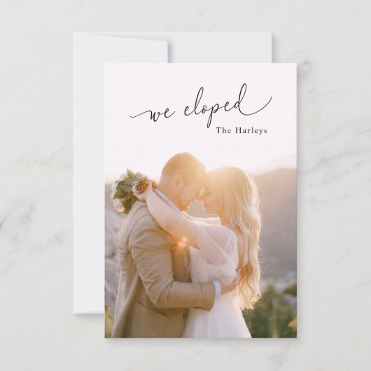 We hebben de liefdevolle aankondiging van de bruil (Voorkant)