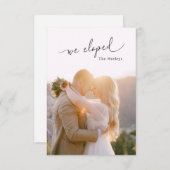 We hebben de liefdevolle aankondiging van de bruil (Voorkant / Achterkant)