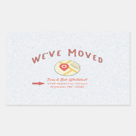 We hebben de map Locatie-pincode verplaatst Rechthoekige Sticker