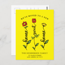 We hebben de mededeling 'Home Sweet Home Moving' v Briefkaart