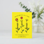 We hebben de mededeling 'Home Sweet Home Moving' v Briefkaart (Staand voorkant)