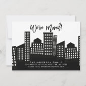 We hebben de mededeling van de Beweging van de Sta Aankondiging (Voorkant)