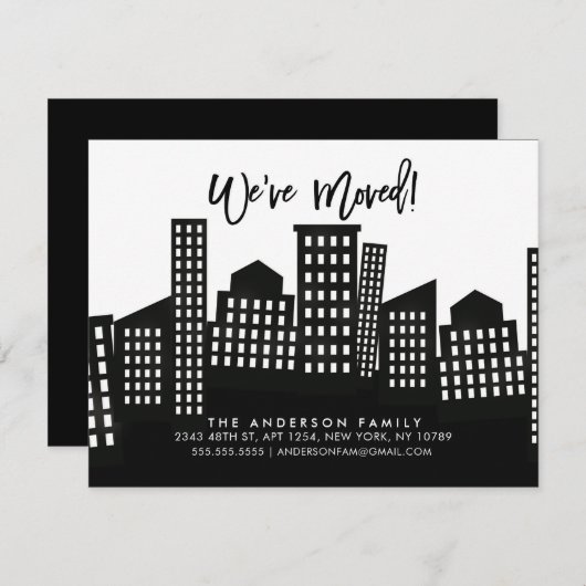 We hebben de mededeling van de Beweging van de Sta Aankondiging (Voorkant / Achterkant)