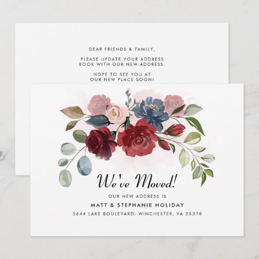 We hebben de mededeling van de Floral van het Nieu Aankondiging (Voorkant / Achterkant)