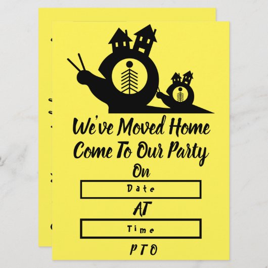 We hebben de mededeling van Slakkerij Moving Home  Aankondiging (Voorkant / Achterkant)