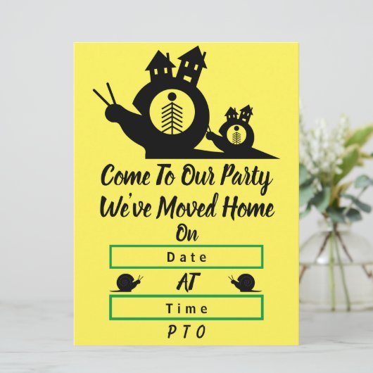 We hebben de mededeling van Slakkerij Moving Home  Aankondiging (Staand voorkant)