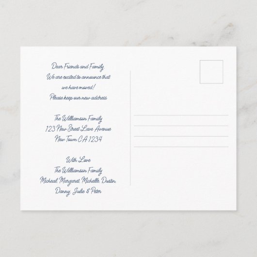 We hebben de middeleeuwse monogram bewegende aanko aankondigingskaart (Achterkant)