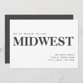 We hebben de Midwest New Home Modern aankondiging  (Voorkant / Achterkant)