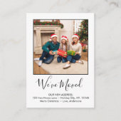 We hebben de minimalistische aangepaste fotovakant informatiekaartje (Voorkant)