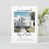 We hebben de Modern Foto Moving Announcement verpl Aankondiging (Staand voorkant)