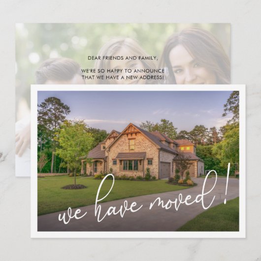 We hebben de moderne aankondiging van Fotobeweging (Voorkant / Achterkant)