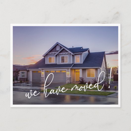 We hebben de moderne aankondiging van Fotobeweging Briefkaart (Voorkant)