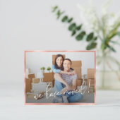 We hebben de moderne aankondiging van Fotobeweging Briefkaart (Staand voorkant)