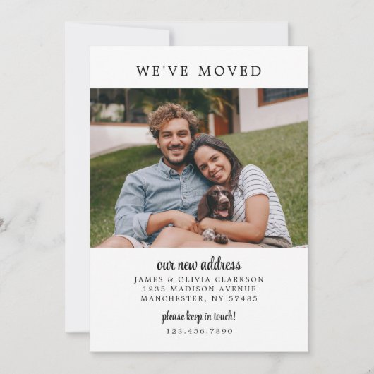 We hebben de moderne adreswijziging van het gezin aankondiging (Voorkant)