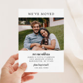 We hebben de moderne adreswijziging van het gezin  aankondiging