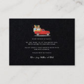 We hebben de moderne gezinsverhuisaankondiging ver visitekaartje (Achterkant)