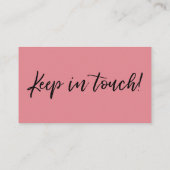 We hebben de moderne Kaart van aardbeienijs verpla Visitekaartje (Achterkant)