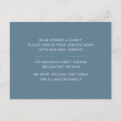 We hebben de moderne minimalistische beweging verp aankondigingskaart (Achterkant)