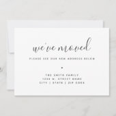 We hebben de Moderne Minimalistische Calligrafie N Aankondiging (Voorkant)