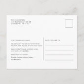 We hebben de Moderne Waterverf verplaatst Aankondigingskaart (Achterkant)