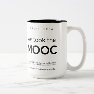 "We hebben de MOOC-Mok (XL) genomen Tweekleurige Koffiemok