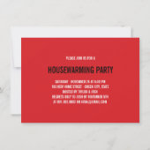 We hebben de 'Moving Announcement Housewarming Par Kaart (Achterkant)