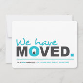 We hebben de 'Moving Announcement Housewarming Par Kaart (Voorkant)