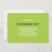We hebben de 'Moving Announcement Housewarming Par Kaart (Achterkant)