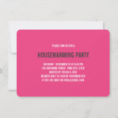 We hebben de 'Moving Announcement Housewarming Par Kaart (Achterkant)