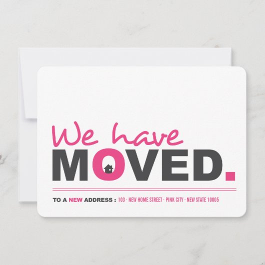 We hebben de 'Moving Announcement Housewarming Par Kaart (Voorkant)