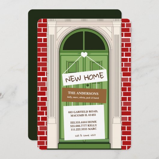 We hebben de muur van de Brick van de Verplaatsen Aankondiging (Voorkant / Achterkant)