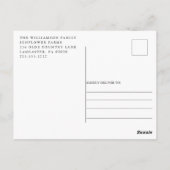 We hebben de New Home Country Herfst Farmhouse ver Briefkaart (Achterkant)