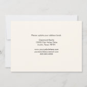 We hebben de New Kantoor Modern Skyline Moving Aankondiging (Achterkant)