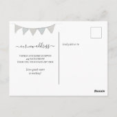 We hebben de nieuwe eenvoudige startdeur van de Wa Briefkaart (Achterkant)