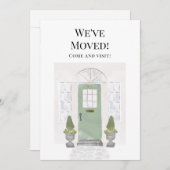 We hebben de nieuwe groene deur voor Waterverf thu Aankondiging (Voorkant / Achterkant)