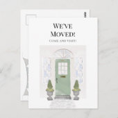 We hebben de nieuwe groene deur voor Waterverf thu Briefkaart (Voorkant / Achterkant)