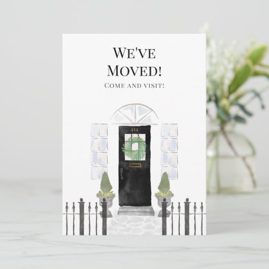 We hebben de nieuwe Home Black Waterverf-deur verp Aankondiging (Staand voorkant)