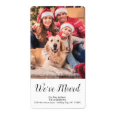 We hebben de nieuwe Home Custom Photo Holiday Movi Etiket (Voorkant)