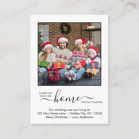 We hebben de nieuwe Home Custom Photo Holiday Movi Informatiekaartje (Voorkant)