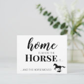 We hebben de nieuwe mededeling over de verplaatsin briefkaart (Staand voorkant)