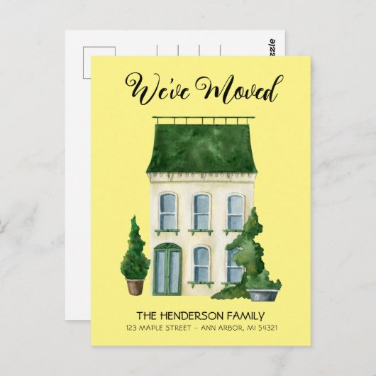 We hebben de nieuwe mededeling over 'Thuisverplaat Briefkaart (Voorkant / Achterkant)