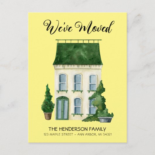 We hebben de nieuwe mededeling over 'Thuisverplaat Briefkaart (Voorkant)