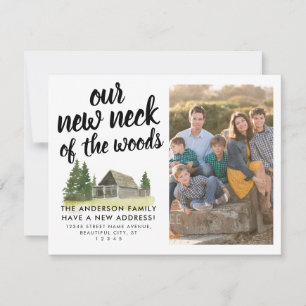 We hebben de nieuwe nek van de Bossen Foto Bewegen Aankondiging