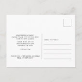 We hebben de nieuwe stopaankondiging van Santa ver Aankondigingskaart (Achterkant)