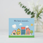 We hebben de nieuwe wijziging van het thuisadres v aankondigingskaart (Staand voorkant)