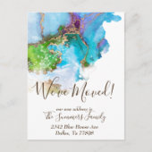 We hebben de officiële Gold-Waterverf verplaatst Briefkaart (Voorkant)