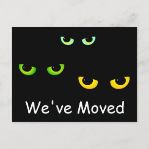 We hebben de ogen van drie katten bewogen aankondigingskaart